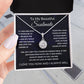 Eternal Hope Necklace, Gift to Soulmate - Space