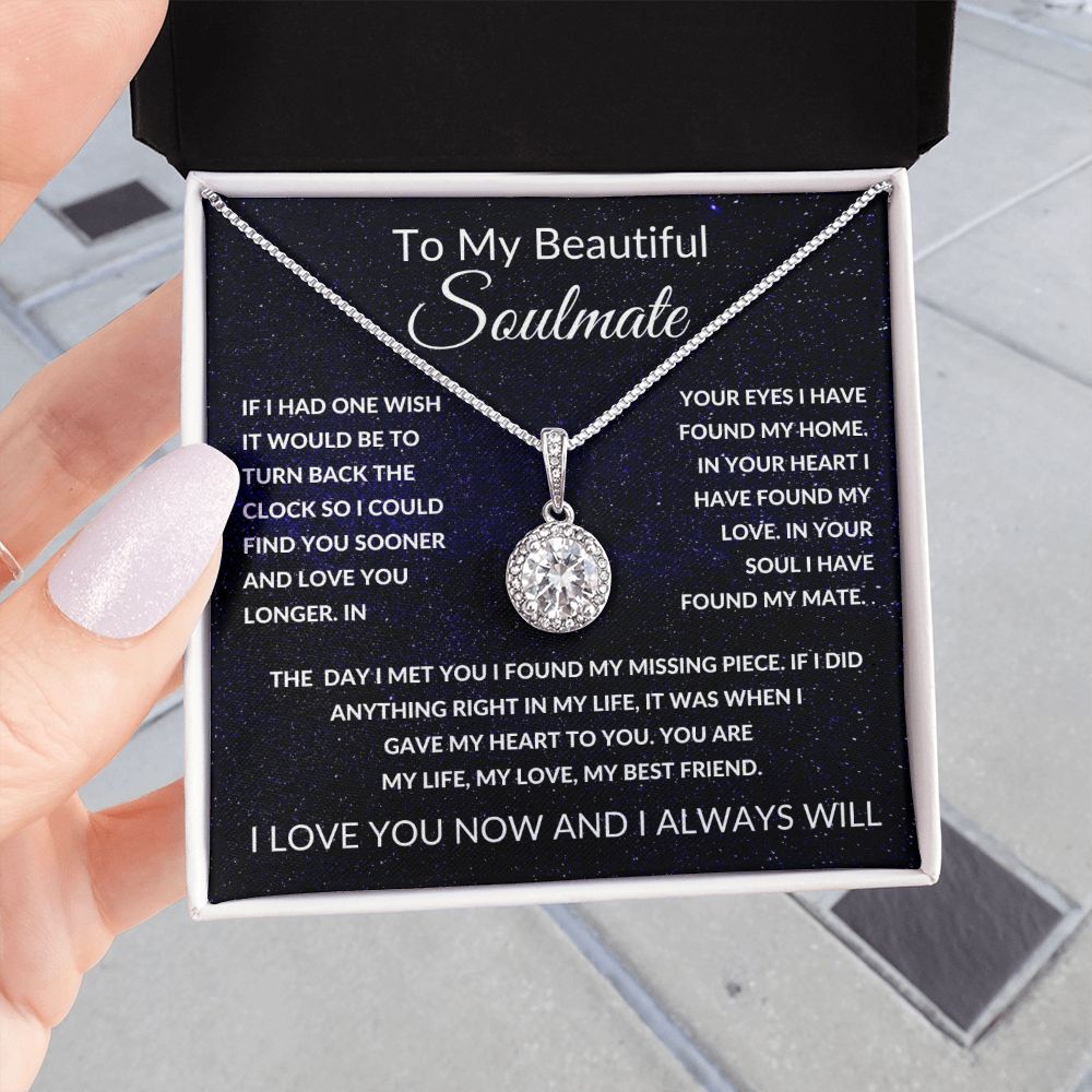 Eternal Hope Necklace, Gift to Soulmate - Space