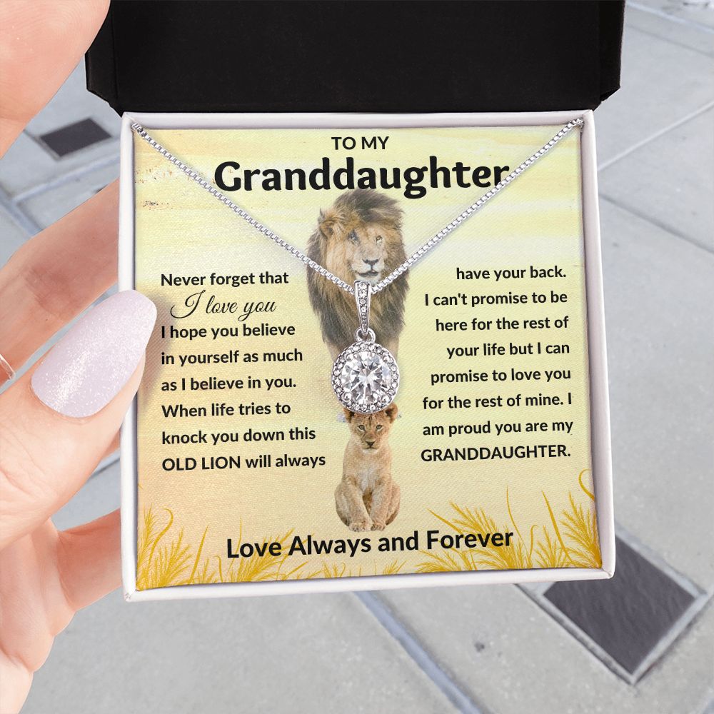 Eternal Hope Necklace, GIFT TO GRANDDAUGHTER - Lion