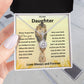 Eternal Hope Necklace, 2 GIFT TO DAUGHTER from Mom or Dad- Old Lion