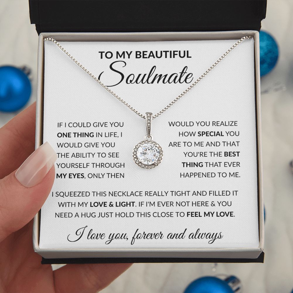 Eternal Hope Necklace, GIFT TO SOULMATE - Feel My Love