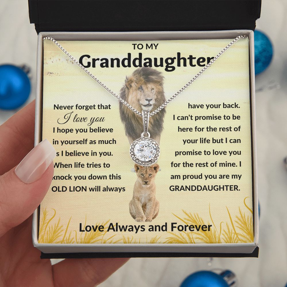 Eternal Hope Necklace, GIFT TO GRANDDAUGHTER - Lion