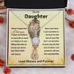 Eternal Hope Necklace, 2 GIFT TO DAUGHTER from Mom or Dad- Old Lion