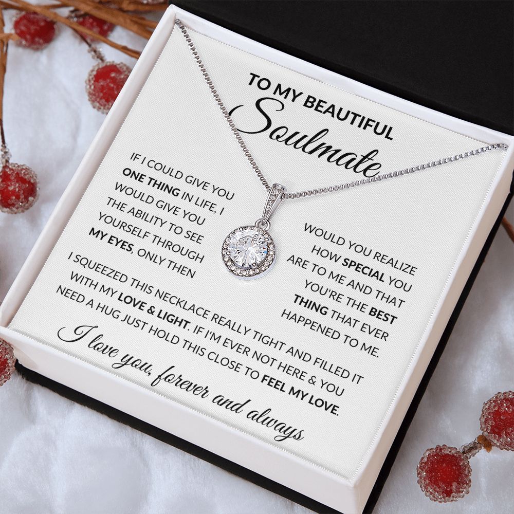 Eternal Hope Necklace, GIFT TO SOULMATE - Feel My Love
