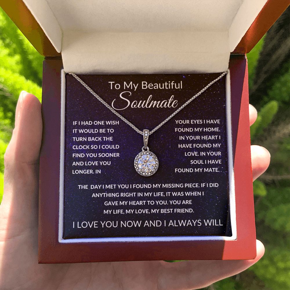 Eternal Hope Necklace, Gift to Soulmate - Space