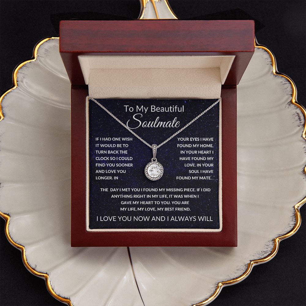 Eternal Hope Necklace, Gift to Soulmate - Space