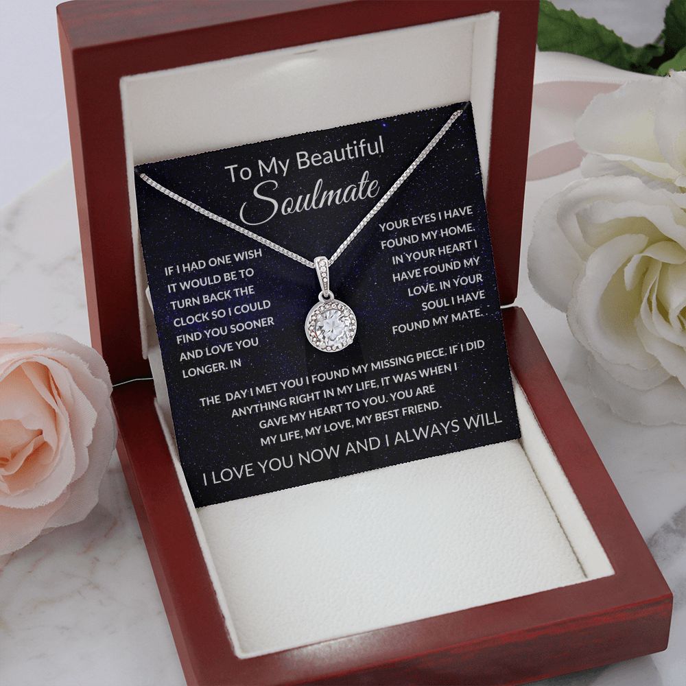 Eternal Hope Necklace, Gift to Soulmate - Space
