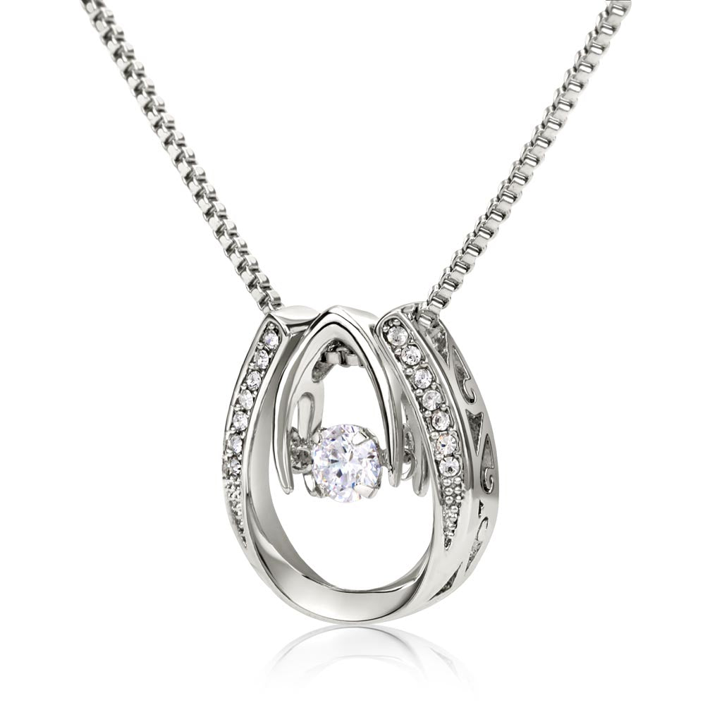 Luck in Love Necklace, Gift to New Mom 2022 - First Mothers Day, New Mommy, Pregnancy Gift, New Adoptive Mom, Christmas