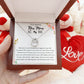 Luck in Love Necklace, Gift to New Mom 2022 - First Mothers Day, New Mommy, Pregnancy Gift, New Adoptive Mom, Christmas