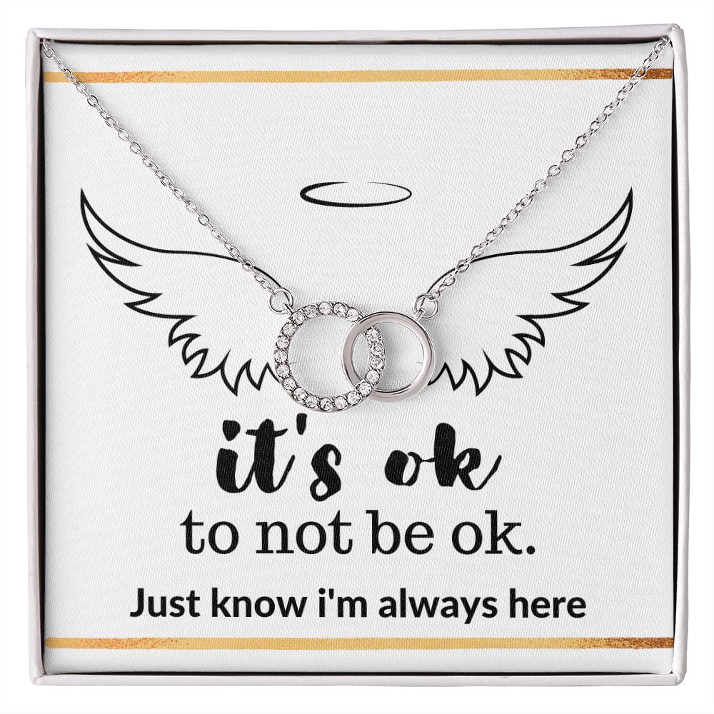 Perfect Pair Necklace, Gift of Bereavement - Memorial Gift, Sympathy Gift, Loss of Mother, Loss of Father, Loss of Child, Miscarriage, Loss of Dog or Pet