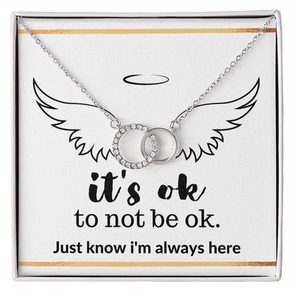 Perfect Pair Necklace, Gift of Bereavement - Memorial Gift, Sympathy Gift, Loss of Mother, Loss of Father, Loss of Child, Miscarriage, Loss of Dog or Pet
