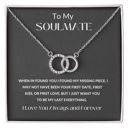 Perfect Pair Necklace, GIFT TO SOULMATE - I Found My Missing Piece