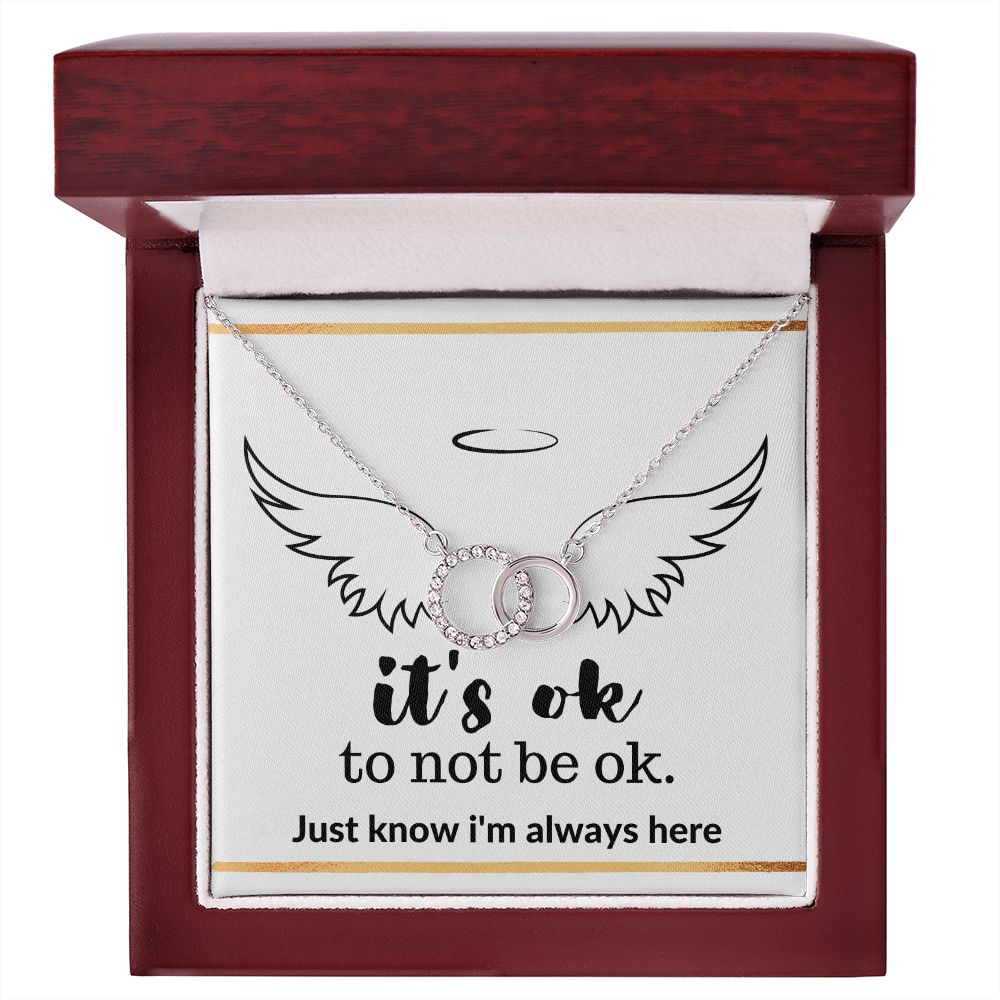 Perfect Pair Necklace, Gift of Bereavement - Memorial Gift, Sympathy Gift, Loss of Mother, Loss of Father, Loss of Child, Miscarriage, Loss of Dog or Pet
