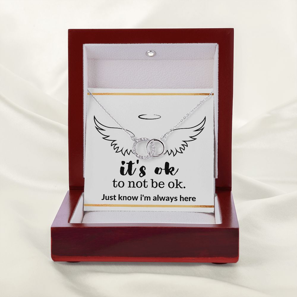 Perfect Pair Necklace, Gift of Bereavement - Memorial Gift, Sympathy Gift, Loss of Mother, Loss of Father, Loss of Child, Miscarriage, Loss of Dog or Pet