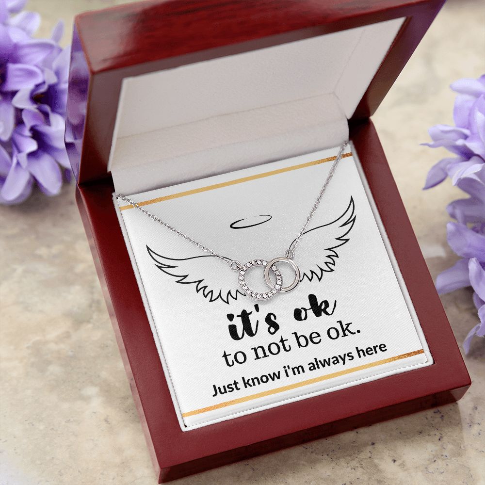 Perfect Pair Necklace, Gift of Bereavement - Memorial Gift, Sympathy Gift, Loss of Mother, Loss of Father, Loss of Child, Miscarriage, Loss of Dog or Pet