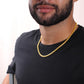 Cuban Link Necklace Chain, To My Man - Black