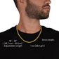 Cuban Link Chain Necklace - Gift to My Man, Boyfriend, Husband, Soulmate - You Are My Person