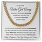 Cuban Link Chain, GIFT TO YOUR SOULMATE, EX - The One Who Got Away