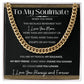 Cuban Link Necklace, GIFT TO SOULMATE - I Love You More