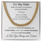 Cuban Link Chain Necklace - Gift to My Man, Boyfriend, Husband, Soulmate - You Are My Person