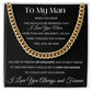 Cuban Link Necklace, GIFT FOR MY MAN - I Love you More