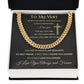 Cuban Link Chain Necklace - To My Man - Cross