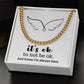 Cuban link Chain, Bereavement Gift - Memorial Gift, Sympathy Gift, Loss of Father, Loss of Mother, Loss of Child, Loss of Dog or Pet, Divorce, Breakup