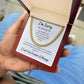 I'm Sorry Apology Gift for Him, Cuban Chain Link Necklace - To Husband, Boyfriend, Son, Brother, Ex
