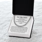 Cuban Link Chain, Gift to My Man, Husband, Boyfriend, Soulmate - My Missing Piece - Anniversary, Birthday, Christmas, Valentines Day