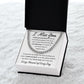 I Miss You, I'm Sorry Apology Gift -Cuban Link Chain 14k or 18k Gold over Stainless Steel - For Ex Husband, Ex Boyfriend, Estranged Son or Daughter or Father