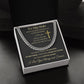 Cuban Link Chain Necklace - To My Man - Cross