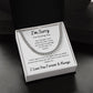 I'm Sorry Apology Gift for Him, Cuban Chain Link Necklace - To Husband, Boyfriend, Son, Brother, Ex