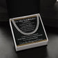 Cuban Link Necklace, GIFT TO SOULMATE - I Love You More