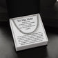 Cuban Link Chain, Gift to My Man, Husband, Boyfriend, Soulmate - My Missing Piece - Anniversary, Birthday, Christmas, Valentines Day