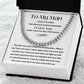 Cuban Link Chain, Gift to My Man, Husband, Boyfriend, Soulmate - My Missing Piece - Anniversary, Birthday, Christmas, Valentines Day