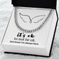 Cuban link Chain, Bereavement Gift - Memorial Gift, Sympathy Gift, Loss of Father, Loss of Mother, Loss of Child, Loss of Dog or Pet, Divorce, Breakup