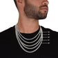 Cuban Link Necklace Chain, To My Man - Black