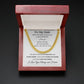 Cuban Link Chain Necklace - Gift to My Man, Boyfriend, Husband, Soulmate - You Are My Person