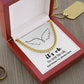 Cuban link Chain, Bereavement Gift - Memorial Gift, Sympathy Gift, Loss of Father, Loss of Mother, Loss of Child, Loss of Dog or Pet, Divorce, Breakup