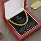Cuban Link Chain, Gift to Son from Mom and Dad - I close my eyes