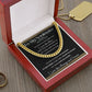 Cuban Link Necklace, GIFT TO SOULMATE - I Love You More