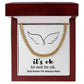 Cuban link Chain, Bereavement Gift - Memorial Gift, Sympathy Gift, Loss of Father, Loss of Mother, Loss of Child, Loss of Dog or Pet, Divorce, Breakup