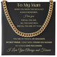 Cuban Link Chain Necklace - To My Man - You Are My Person