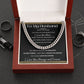 Cuban Link Necklace, GIFT TO HUSBAND - I Love You More
