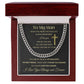 Cuban Link Chain Necklace - To My Man - Cross