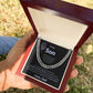 Cuban Link Chain, Gift to Son from Dad - I closed my eyes Lion