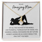 Alluring Beauty Necklace, Funny Gift to Amazing Mom from Son - White | Mothers Day, Birthday, Gag Gift
