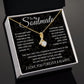 Soulmate Necklace Gift- The Day I Met You- Alluring Beauty Necklace - Valentine, Birthday, Anniversary, Christmas