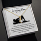 Alluring Beauty Necklace, Funny Gift to Amazing Mom from Son - White | Mothers Day, Birthday, Gag Gift
