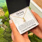 Alluring Beauty Necklace, Apology I'm Sorry Gift for Wife, Girlfriend, Soulmate, Mom, Sister, Friend- white